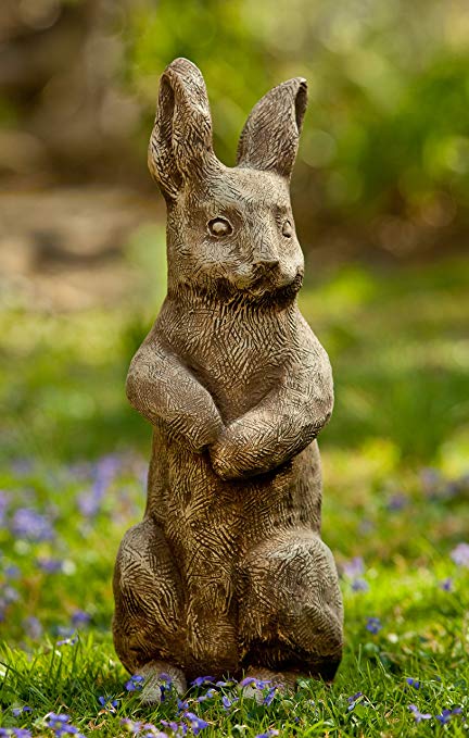 Campania International A-413-FR Father Rabbit Statue, Ferro Rustico Finish