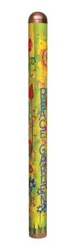 STUDIO M FIND PEACE IN THE GARDEN 6' ROUND ART POLE