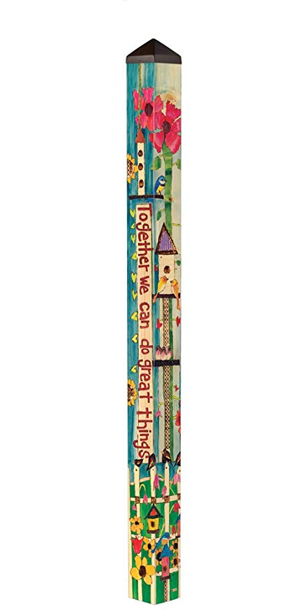 Studio M PL1098 Together We Can Garden Art Pole