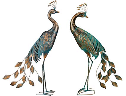 Regal Art & Gift Patina Peacock Decor 40