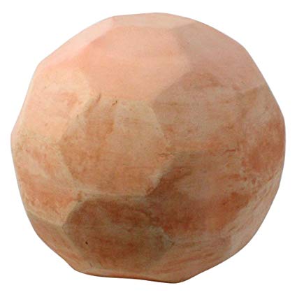 Terracotta Faceted Sphere - Lrg