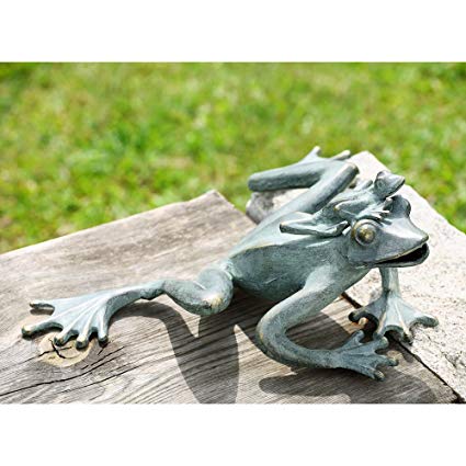 SPI Home 33590 Mama and Baby Garden Frogs Sculpture