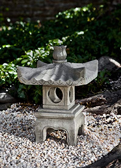 Campania International OR-144-NA Antique Pagoda Statuary, Natural Finish