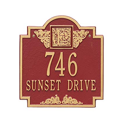 Monogram Address Plaque 11