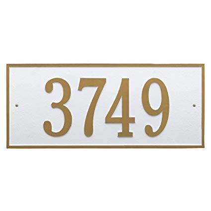 Custom Hartford 1 Line Address Plaque 23