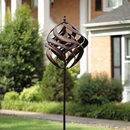 American Furniture Classics Copper Spiral Wind Spinner